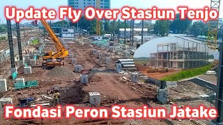 Fondasi Fly Over Tenjo Update Peron Jatake Stasiun Tanah Abang 16 September 2024