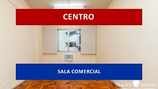 SA0233 - Aluga-se, Centro, Rua México, excelente sala comercial, 28 m²