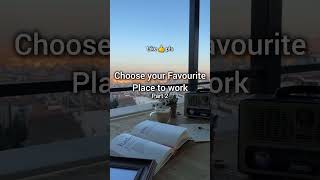 Which is your favourite place to work #aesteticvibes #workfromhome #shortsfeed #shortsviral