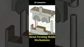 Metal forming Mechanism। 3D animated #Short