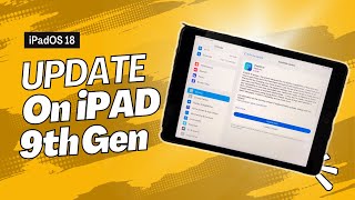 iPadOS18 updating on my ipad 9th Gen #ios18 #ipados18 #ipad9thgen is is so fun