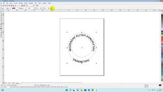 Cara Membuat Stempel Sederhana di Corel Untuk Pemula