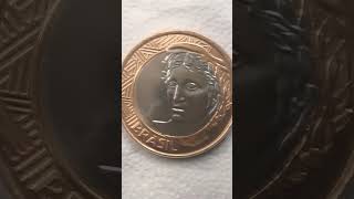 1 REAL 2023 FLÔR DE CUNHO.#coin