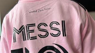 Inter Miami | Messi Football Kit | Unboxing #intermiami #football #messi #footballkits #messifans