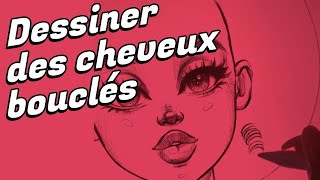 Comment dessiner des cheveux bouclés