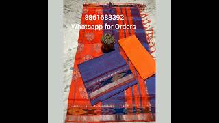 Latest Mangalagiri Pattu Dress Materials @stunningwear7951