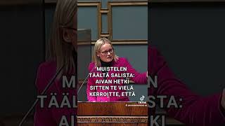 riikka purra pistää opposition kuriin #perussuomalaiset