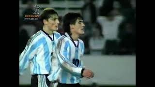 Gol de Ortega vs Sudafrica (Amistoso 1998)