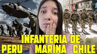 😳 COMPARACION INFANTERIA DE MARINA PERU VS CHILE! *CON CUAL ME QUEDO?*😱 😳