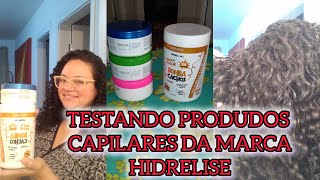 FINALIZEI O MEU CABELO COM OS PRODUTOS DA HIDRELEISE BOMBA DE CACHOS