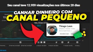 Como Ganhar DINHEIRO no YouTube com CANAIS pequenos 🤑