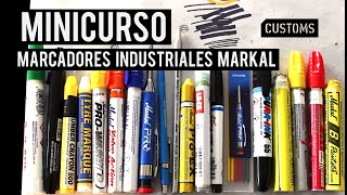 Marcadores industriales Markal | MINICURSO | CUSTOMS