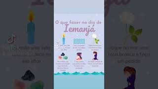 💙O QUE FAZER HOJE NO DIA DE IEMANJA 🧜🧜‍♀️