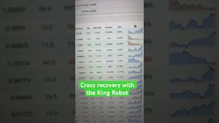 Crazy Recovery from the King Robot #trading #robottrading #forexrobot #forex