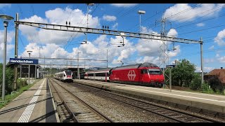 Riprese nel triangolo ferroviario in Argovia - Dreharbeiten im Eisenbahndreieck im Aargau