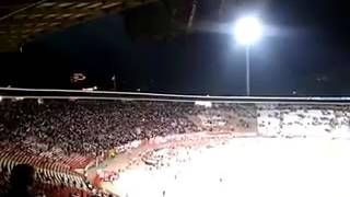 Delije and Gate 7 fans singing  {Crezva Zvezda - Olympiakos  08/05/2016}