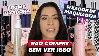 QUAL É O MELHOR DOS DOIS: BRUMA FIXADORA ou FIXADOR DE MAQUIAGEM?