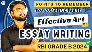 Essay Writing for RBI Grade B Exam | RBI Grade 2024 Notification | UNleash RBI