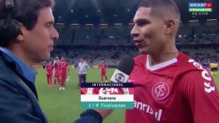 Guerreiro fala das defesas de Fábio e do duelo dos dois "Tá difícil fazer gol nele "