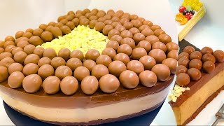 حلى 3 طبقات بالكريم كراميل والقهوة بدون فرن مع آلاء | No Bake Jiggly Caramel Coffee Cake