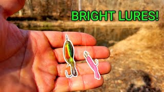 FISHING HIGH CONTRAST LURES (trout magnets and spinners)