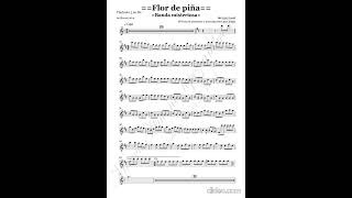 flor de piña - banda misteriosa (partitura)  #partitura #partiturasonline #music #partituraspdf