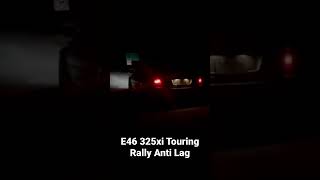 Testing the anti-lag in the turbo e46 wagon.