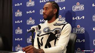 L.A. Lakers @ L.A. Clippers Kawhi Leonard Post-Game Interview #nba #clippers #kawhileonard