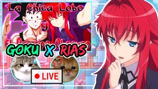 REACCIÓN Al FANFIC GOKU X RIAS DE DRAGON BALL Y HIGH SCHOOL DXD - La Chica Lobo Y La Príncipe Oscuro