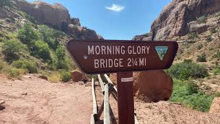 Grandstaff Trail to Morning Glory Bridge, Moab, Utah