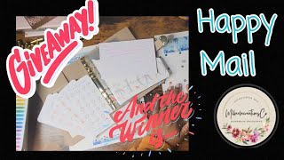 CASH ENVELOPE STUFFING BINDER | GIVEAWAY WINNER UNBOXING | @MIKAELACREATIONSCO