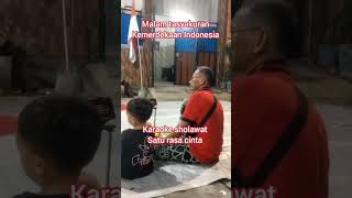 malam kemerdekaan karaoke sholawat ,satu rasa cinta ( song )