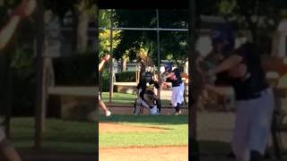 Aiden hits Double in first ALL STAR At Bat.#mlb #moonshot #baseballplayer #2024 #