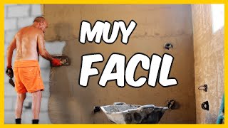 Como ENLUCIR con CEMENTO una PARED🌞Dia 4 🌞 T.3  | 🏠Construyendo Mi Casa🏠