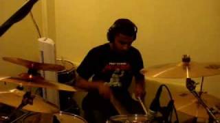 Alex Gooding (TRINIDAD)  Groving on drums (RAW FOOTAGE)