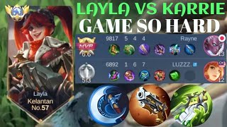 LAYLA VS KARRIE VS GUINEVERE❗BUILD ONE SHOT ENEMY DELETE! GAME SO HARD | build top 1 global Layla