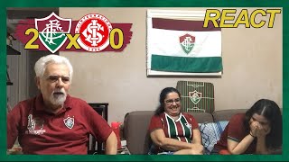 FAMÍLIA TRICOLOR REAGE À 2 FLUMINENSE X 0 INTERNACIONAL - CAMPEONATO BRASILEIRO 2023