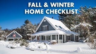 Fall & Winter Home Checklist  - A Spin on Spending