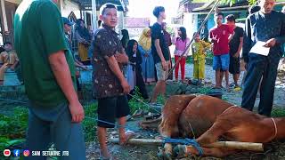 Suasana Idul Adha di Kampung Talang Bata, Jatibarang Kidul, Jatibarang, Brebes.