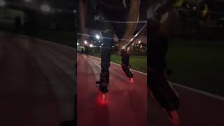 Patins inline com rodas de led