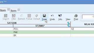 Tutorial Software Akuntansi Seventhsoft - Master Konversi Item