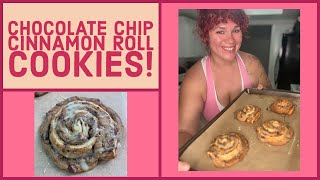 Chocolate Chip Cinnamon Roll Cookies!