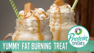 DIY Sugar Free Iced Caramel Macchiato Protein Treats by Nutracelle