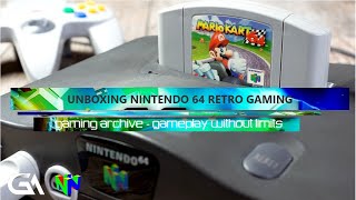 Unboxing NINTENDO 64 + Game Bundle - N64 Retro Console Nintendo Games Super Mario 64 Mario 64