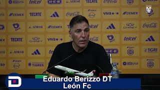 Nos vamos fortalecidos de este campo Eduardo Berizzo DT León Fc