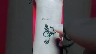 Stylish A tattoo mehandi design,A alphabet Mehndi tattoo, A letter Henna mehndi tattoo