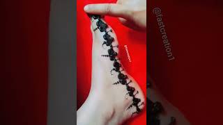 Amazing reverse leg mehndi।।beautiful foot mehndi design।।easy leg mehndi design।।latest mehndi