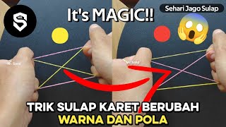 Trik Sulap Karet Berubah Warna - Rahasia Terungkap! - Sehari jago sulap