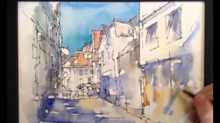 Watercolour Urban Sketch 2