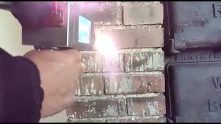 Wall cleaning using IGOLDEN laser Cleaning Machine